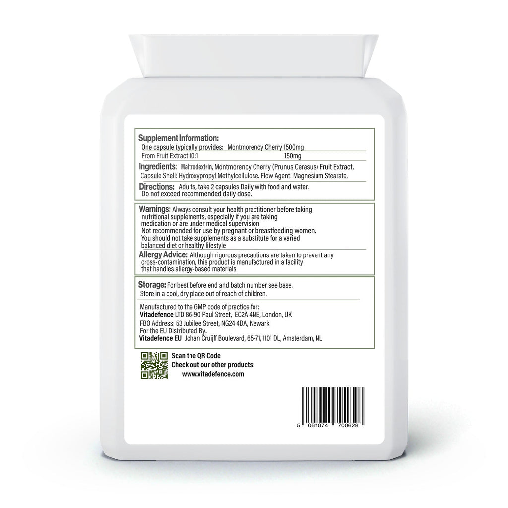 Montmorency | Pure Cherry Extract 1500mg – 90 Capsules