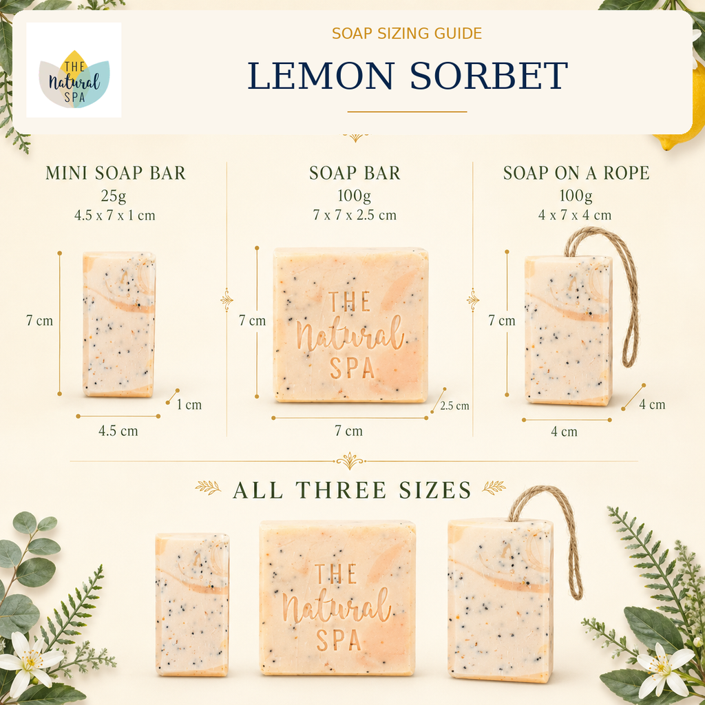 Citrus Blossom Cold Process Soap - Lemongrass Orange and Palmarosa - 3 different styles