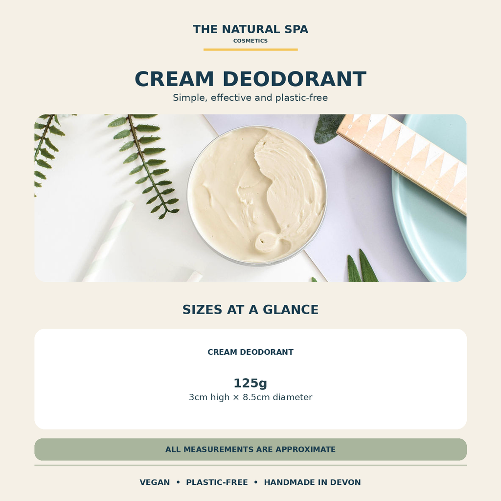 Lavender Mint Cream Deodorant Balm | Natural Bicarb & Aluminium-Free | Gentle, Vegan, Plastic-Free Odour Protection
