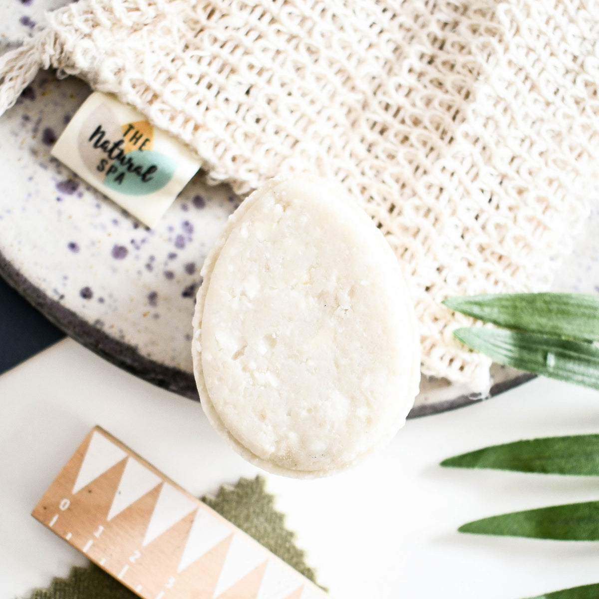 Rosemary Tea Tree ECO Shampoo Bar | Natural Non-Soap Hair Wash | Vegan & Plastic-Free Hair Care for All Hair Types